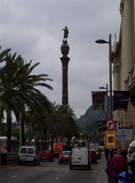 Monument a Colom i Barcelona